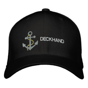 Deckhand Yacht Embroidered Cap
