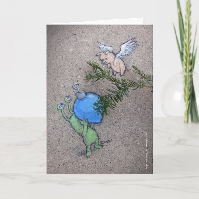 decking boughs holiday card (Front)