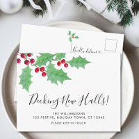 Decking New Halls Festive Holly Moving