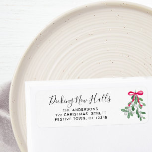 Decking New Halls Mistletoe Return Address