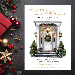 Decking New Halls New Home Christmas Moving Announcement