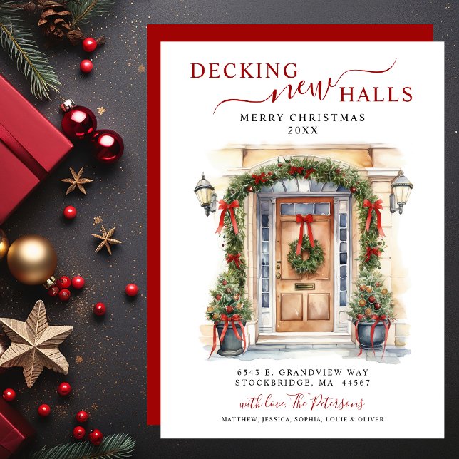 Decking New Halls New Home Christmas Moving Announcement (Creator Uploaded)