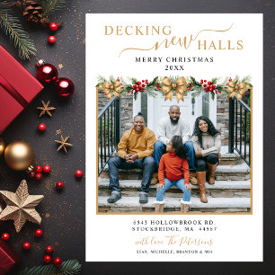 Decking New Halls Photo Christmas New Home Moving Announcement