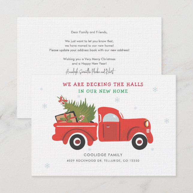 Decking New Halls We've Moved Christmas Holiday (Front/Back)