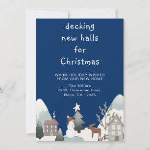 Decking New Halls Winter Scene Moving Announcement