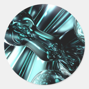 D'éclaboussure autocollant abstrait vers le bas