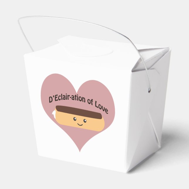 D'eclair-ation Of Love Favor Box (Back Side)