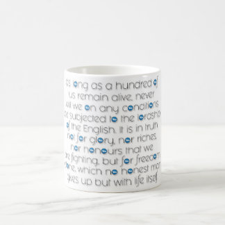 "DECLARATION OF ARBROATH CLASSIC WHITE MUG