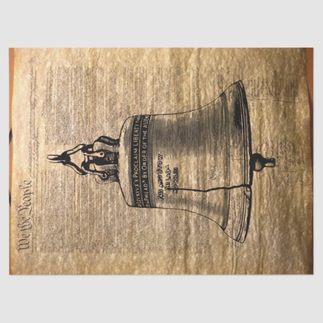 Declaration of Independance Tissue/Decoupage Paper (Front)