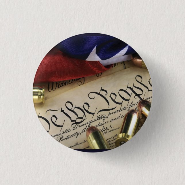 Declaration of Independence  1 Inch Round Button (Front)