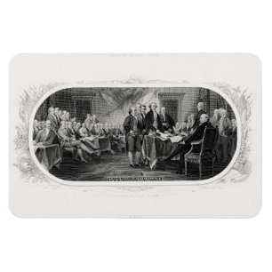 Declaration of Independence: $2 Bill, Etching Magnet