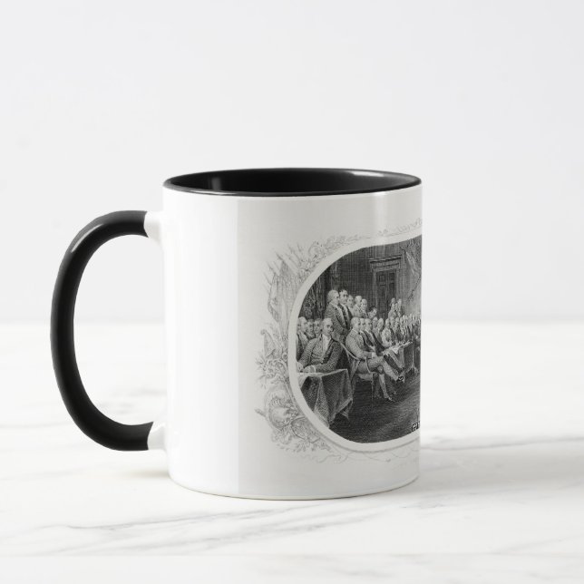 Declaration of Independence: $2 Bill, Etching Mug (Left)