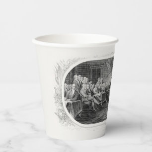 Declaration of Independence: $2 Bill, Etching Paper Cups