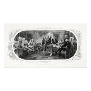 Declaration of Independence: $2 Bill, Etching Photo Print