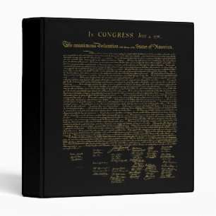 Declaration of Independence Binder