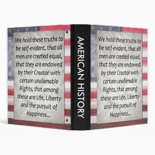 Declaration of Independence Binder