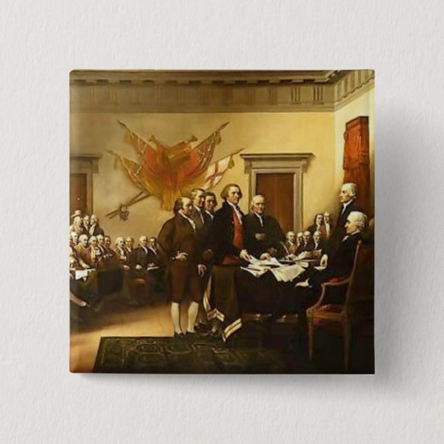 Declaration of Independence Button (Front)