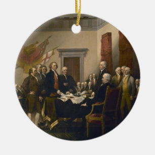 Declaration of Independence by John Trumbull Ceramic Ornament