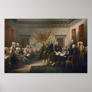 Declaration of Independence by John Trumbull Poster