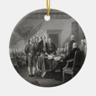 Declaration of Independence Ceramic Ornament