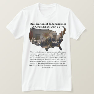 Declaration of Independence CONGRESS, July 4, 1776 T-Shirt