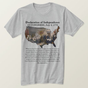 Declaration of Independence CONGRESS, July 4, 1776 T-Shirt