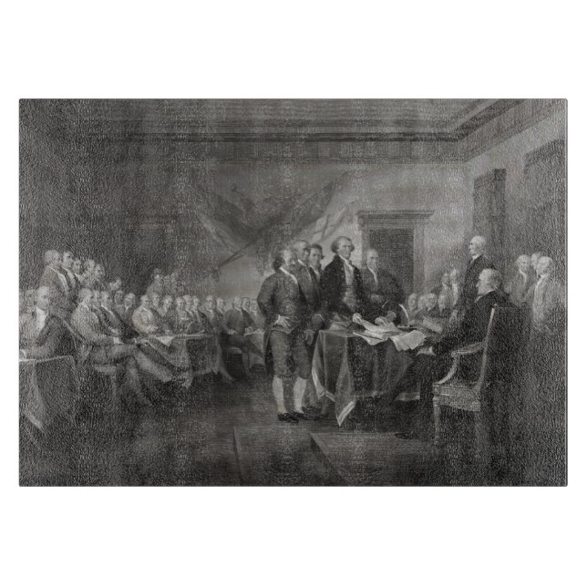 Declaration of Independence Cutting Board (Front)