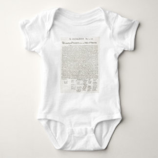 Declaration of Independence Document Baby Bodysuit