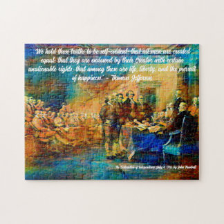 Declaration of Independence, July 4, 1776 Jigsaw Puzzle