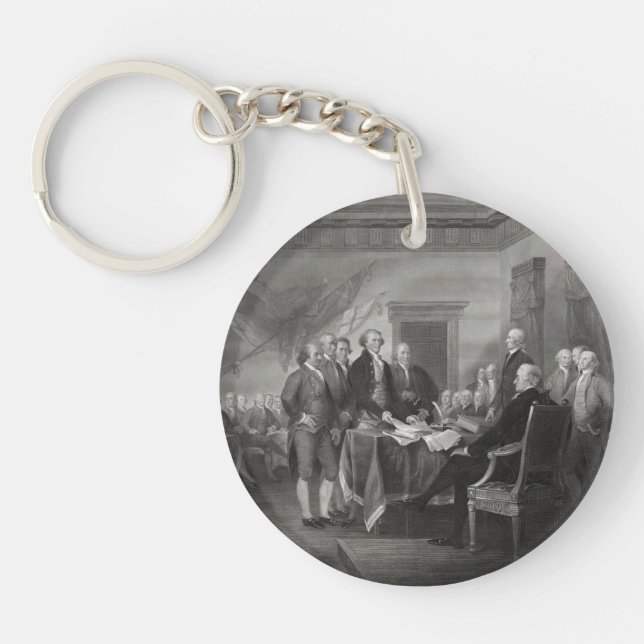 Declaration of Independence Keychain (Front)
