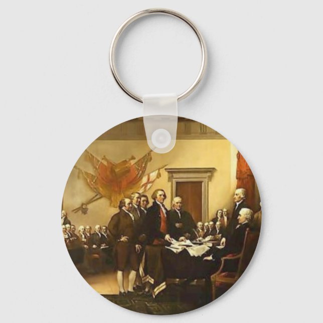 Declaration of Independence Keychain (Front)
