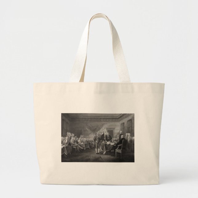 Declaration of Independence Large Tote Bag (Front)