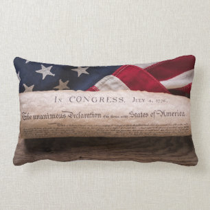 Declaration of Independence Lumbar Pillow