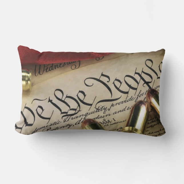 Declaration of Independence   Lumbar Pillow (Front)