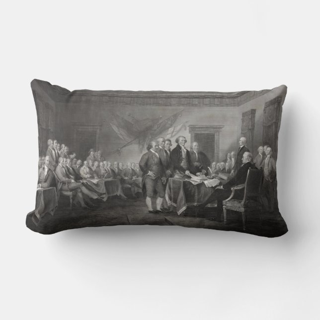 Declaration of Independence Lumbar Pillow (Front)
