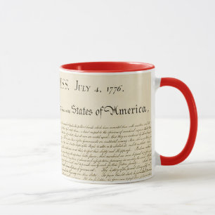 Declaration of independence mug