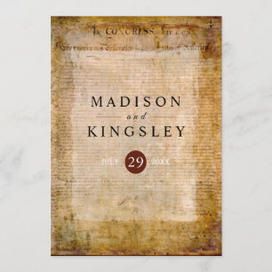 Declaration of Independence 📜 old 1776 Parchment Program