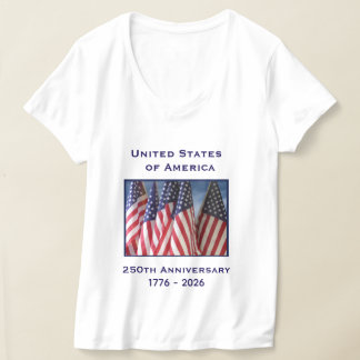 Declaration of Independence on Back July 4th 1776 T-Shirt