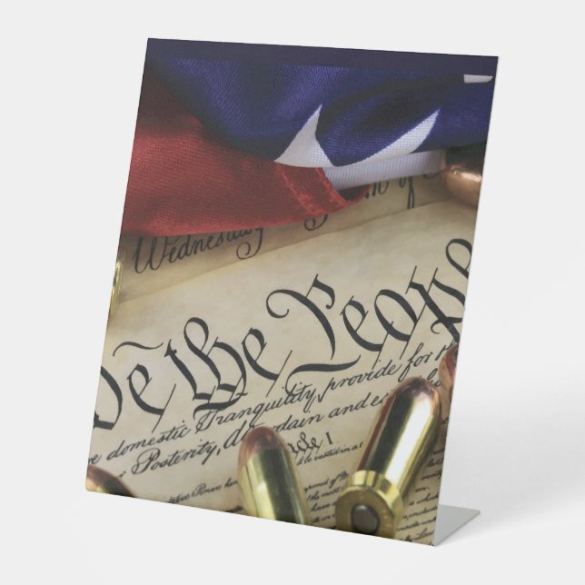 Declaration of Independence   Pedestal Sign (Front)