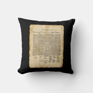 Declaration of Independence Pillow