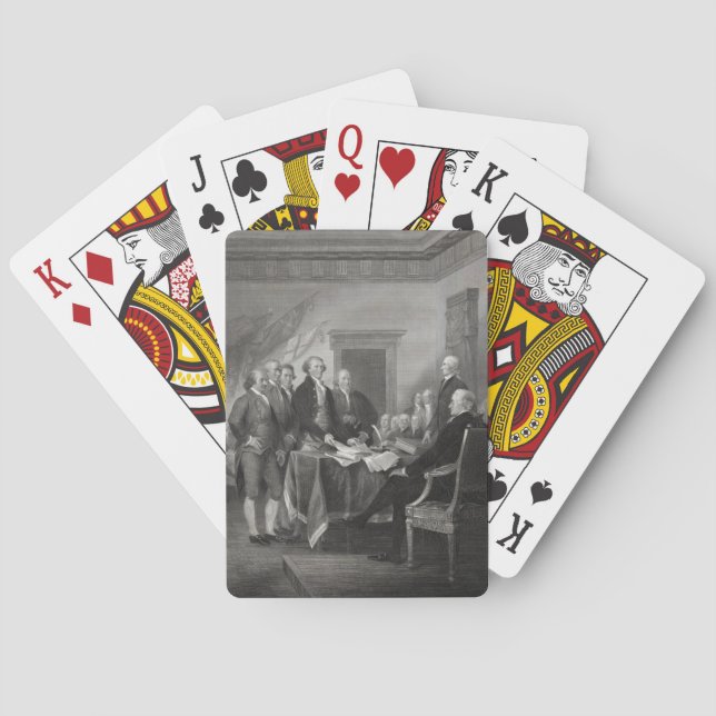 Declaration of Independence Playing Cards (Back)