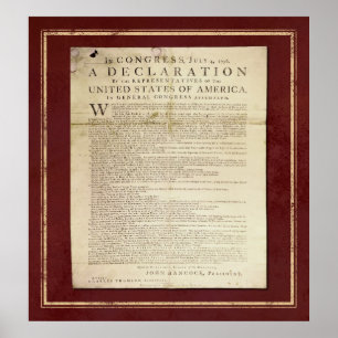 Declaration of Independence Poster