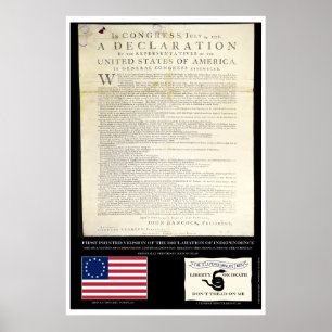 Declaration of Independence Poster