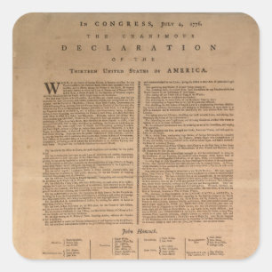 Declaration of Independence Stickers