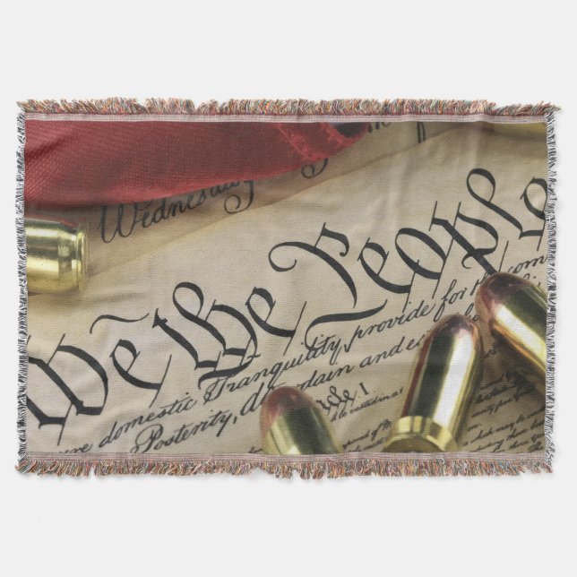 Declaration of Independence  Throw Blanket (Front)