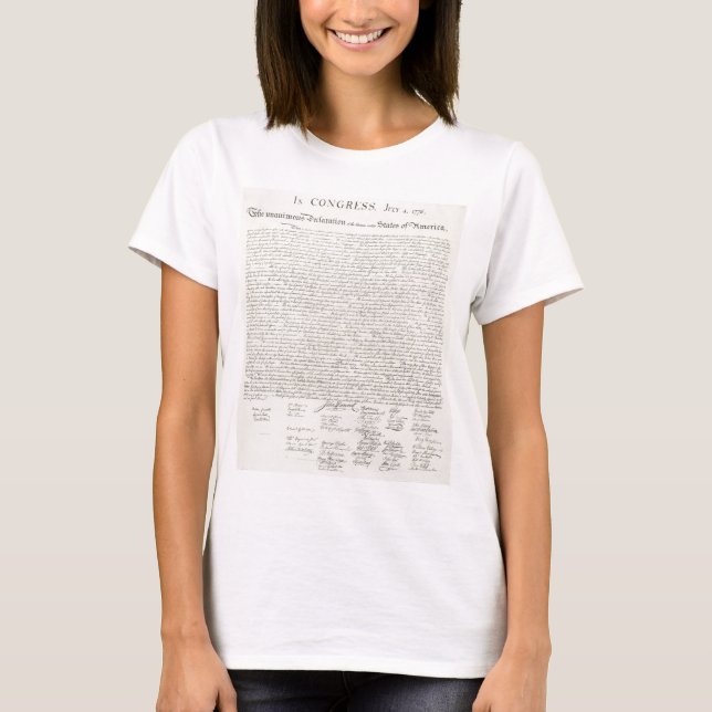Declaration of Independence Two T-Shirt (Front)