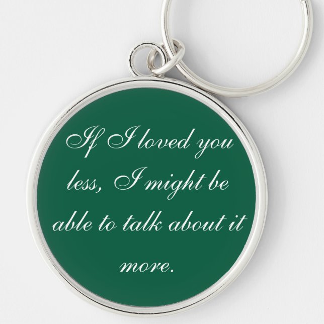 Declaration of Love by Mr. Knighley Keychain (Front)