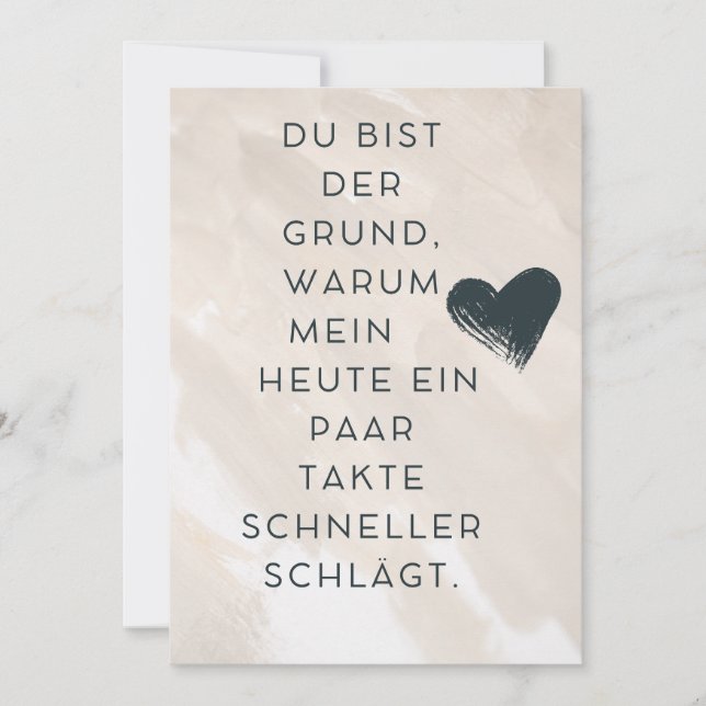 declaration of love invitation (Front)