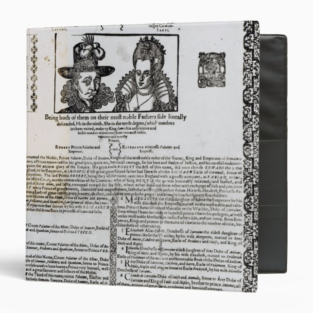 Declaration of the marriage of Frederick V Binder (Front/Inside)