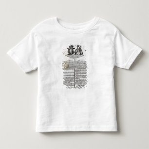 Declaration of the marriage of Frederick V Toddler T-shirt